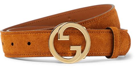 Gucci Blondie belt in brown leather 